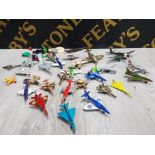 COLLECTION OF DIECAST PLANES INCLUDES MATCHBOX, DINKY TOYS AND ZYLMEX ETC