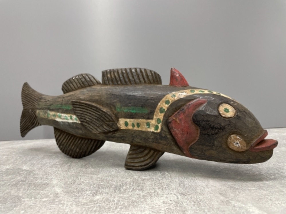 AFRICAN BOZO FISH PUPPET BAMBARA NIGER DELTA EARLY 20TH CENTURY - Image 2 of 2