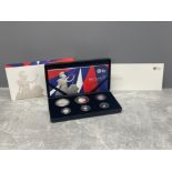 COINS SILVER ROYAL MINT 2016 BRITANNIA SIX COIN SILVER PROOF SET COMPLETE IN BOX OF ISSUE WITH CERT