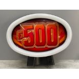 £500 JACKPOT FRUIT MACHINE LIGHT