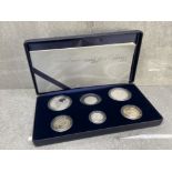 2007 ROYAL MINT FAMILY SILVER PROOF COLLECTION COMPLETE WITH ORIGINAL CASE AND BOOKLET