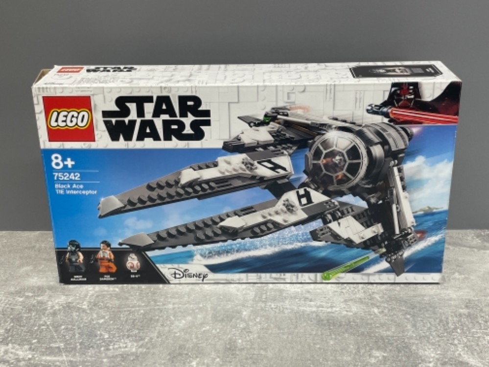 LEGO STAR WARS 75242 BLACK ACE TIE INTERCEPTOR IN ORIGINAL BOX