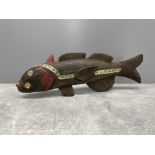 AFRICAN BOZO FISH PUPPET BAMBARA NIGER DELTA EARLY 20TH CENTURY