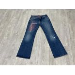 ANDY WARHOL ORIGINAL COCA COLA DENIM JEANS SIZE 32 WAIST 32 LEG