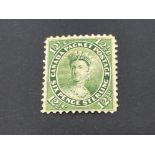 STAMPS CANADA 1859 12 1/2CENT VICTORIA MINT WITH TONE GUM