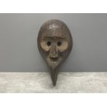 AFRICAN DAN MAOU MASK MID 20TH CENTURY IVORY COAST