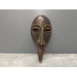 AFRICAN DAN MAOU MASK MID 20TH CENTURY IVORY COAST