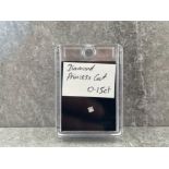 DIAMOND PRINCESS CUT STONE 0.15CT