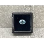 OVAL BRAZILIAN BLUE TOPAZ 4.40CTS