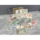 BANKNOTES WORLD MIXTURE OF 115 MIXED GRADES INCLUDES HONG KONG CHINA AND JAPAN