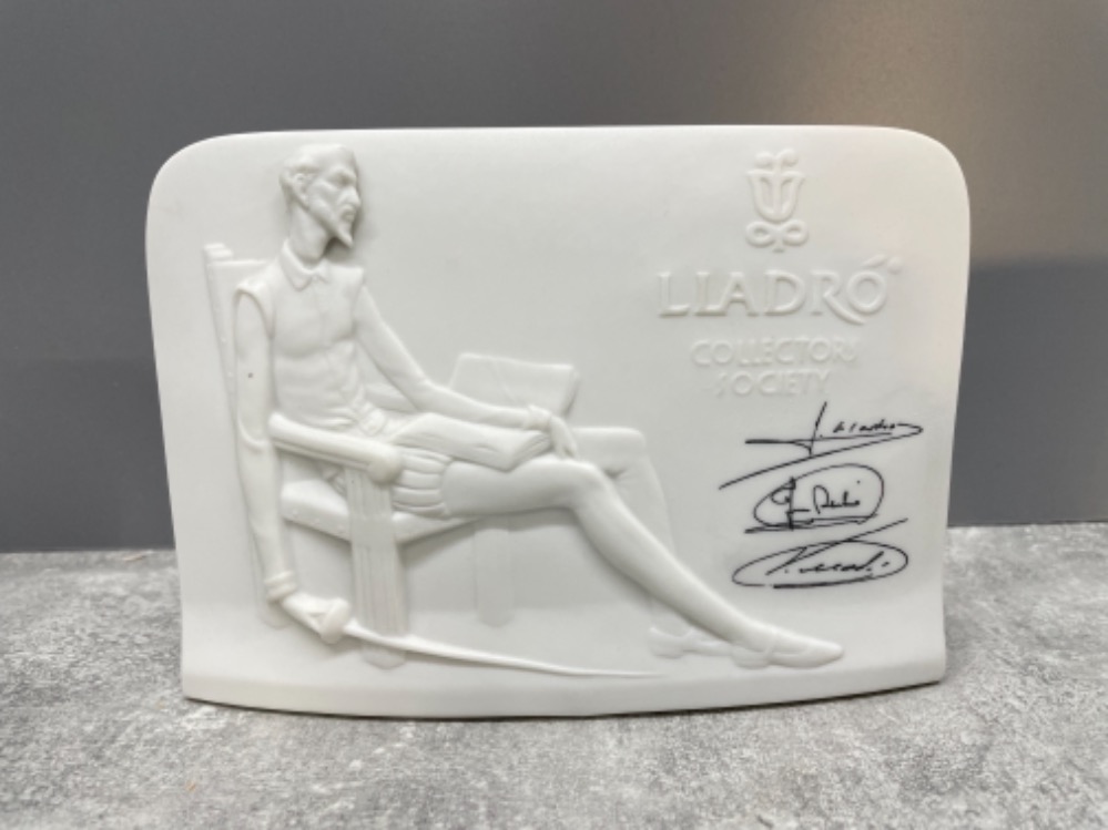 LLADRO PLAQUE AND 2 LLADRO CANDLE HOLDERS - Image 2 of 4