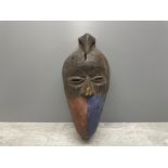 AFRICAN MID 20TH CENTURY GOURO GYE ANIMALISTIC JE ORGYE MASK