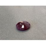 2.35CT NATURAL RUBY GEMSTONE WITH GJSPC ORIGIN REPORT