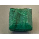 592CT LARGE COLLECTABLE NATURAL EMERALD (BERYL) STONE WITH GEMSTONE AUTHENTICATION REPORT