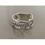 SILVER CELTIC BAND 7.8G SIZE V