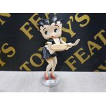 CAST METAL BETTY BOOP WAITRESS FIGURE STANDS AT 30CM