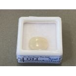 3CT CERTIFIED AUSTRALIAN OPAL STONE WITH GEMSTONE AUTHENTICATION REPORT STILL SEALED