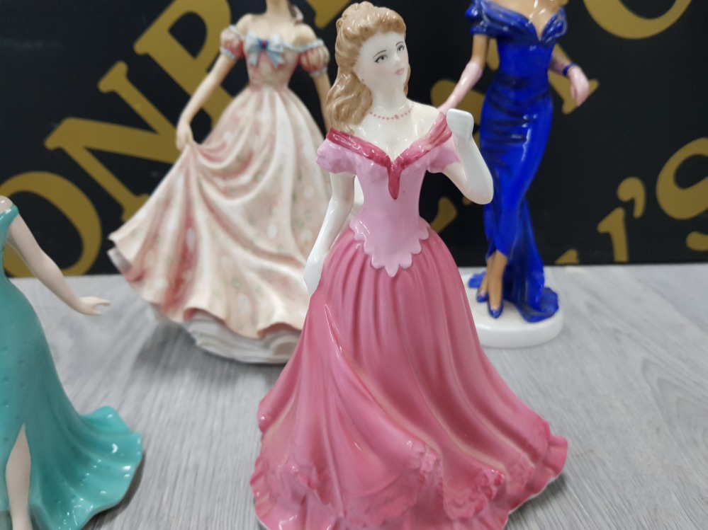 4 COLLECTABLE LADY FIGURES INCLUDES COAL PORT MY WONDERFUL MUM, ROYAL WORCESTER ELIZABETH LIMITED - Image 3 of 10