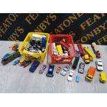 COLLECTION OF DIECAST VEHICLES INCLUDES MATCHBOX AND CORGI