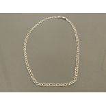 SILVER ANCHOR LINK NECKCHAIN WITH TRIGGER CATCH 10.3G