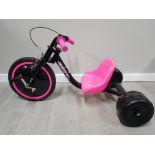 ELEKTRA HOG JUNIOR TRICYCLE PINK AND BLACK