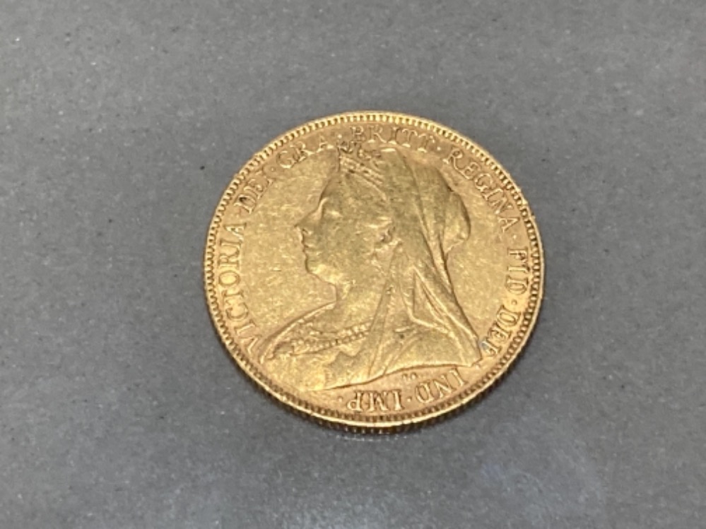 22CT GOLD 1898 FULL SOVEREIGN COIN - Image 2 of 2