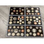 6 ROYAL MINT YEARLY PROOF SETS INCLUDES 2004 2006 2007 2008 2010 AMD 2011