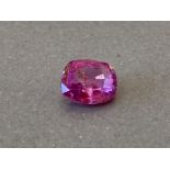 IGI CERTIFIED 1.9CT PINK SAPPHIRE GEM STONE SRI LANKA