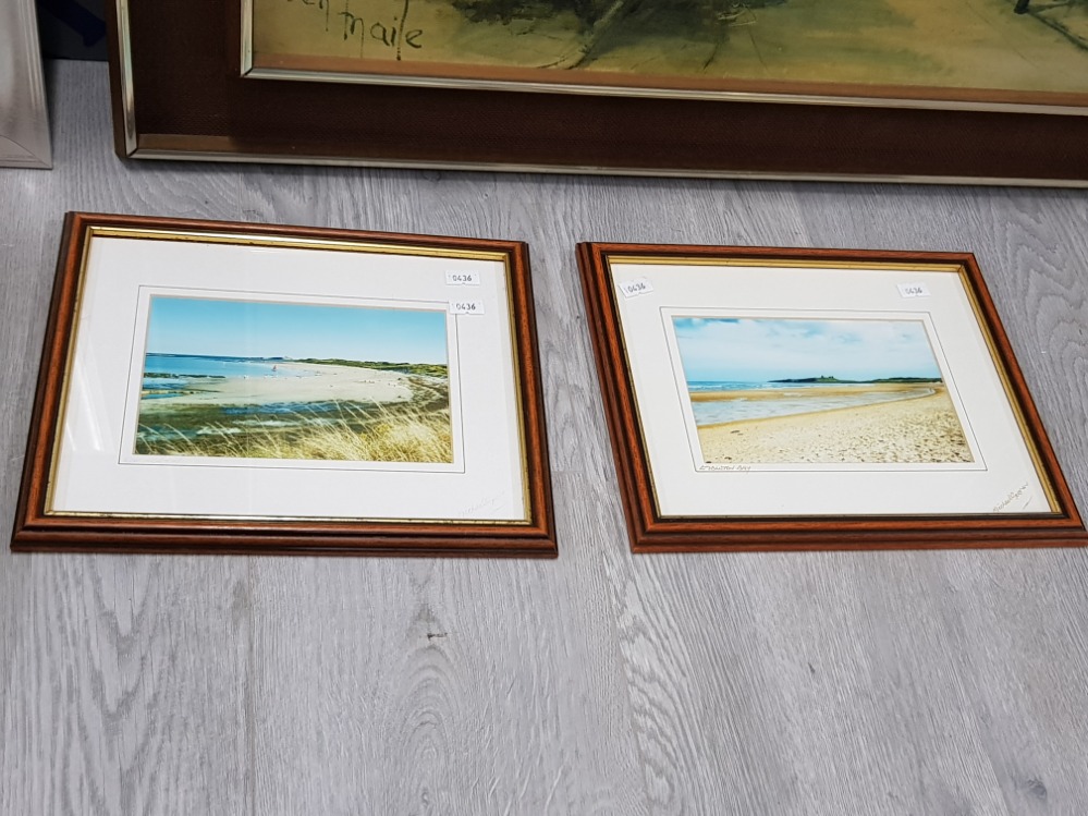 6 FRAMED PRINTS INCLUDES 2 BY RICHARD BARRET, HARBOUR SCENE BY VERNON WARD AND 2 SMALL PICTURESQUE - Bild 3 aus 8