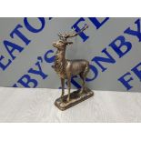 CAST METAL STAG ORNAMENT