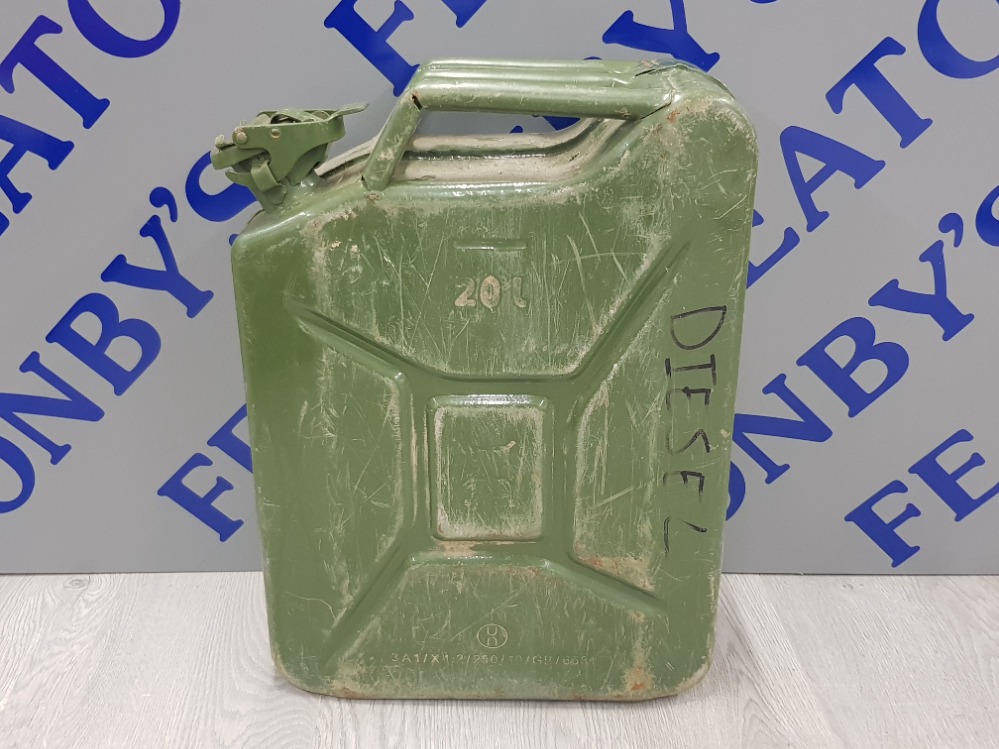 20L JERRY CAN IN GREEN