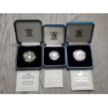 ROYAL MINT UK SILVER PROOF COINS SETS INCLUDES 1994 £2 1995 £1 AND 1995 £2