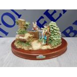 BEATRIX POTTER BOXED THE TALE OF PETER RABBIT TABLEAU LIMITED EDITION 2002 NO 1472