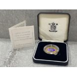 ROYAL MINT UK 1999 £2 RUGBY SILVER PROOF PIEDFORT COIN IN ORIGINAL CASE WITH CERT