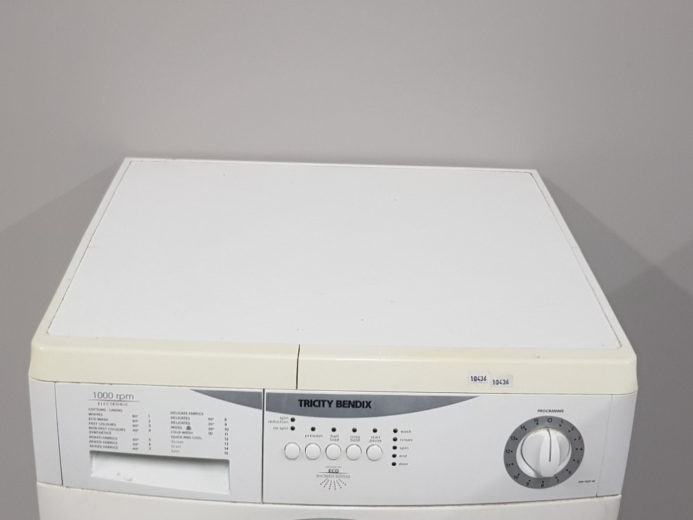 TRICITY BENDIX 100RPM WASHING MACHINE IN WHITE - Image 2 of 3