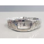 LADIES STAINLESS STEEL GIANNI SABATINI BRACELET WATCH WITH MOTHER OF PEARL FACE AS NEW