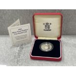 ROYAL MINT UK 1994 £2 BANK OF ENGLAND SILVER PROOF PIEDFORT COIN IN ORIGINAL CASE WITH CERT