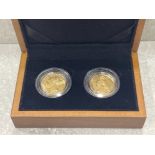GOLD SOVEREIGNS X 2 1876 QUEEN VICTORIA YOUNG HEAD SIDNEY MINT AND 1893 QUEEN VICTORIA JUBILEE