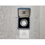 ROYAL MINT UK 1994 50P D-DAY SILVER PROOF PIEDFORT COIN IN ORIGINAL CASE WITH CERTIFICATE