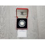ROYAL MINT UK 1997 50P NEW SHAPE SILVER PROOF PIEDFORT COIN IN ORIGINAL CASE WITH CERTIFICATE