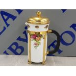 1962 ROYAL ALBERT OLD COUNTRY ROSES CAFETIERE POT