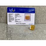 18.64CT YELLOW SAPPHIRE CERTIFIED GEMSTONE