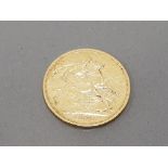 22CT GOLD 1871 FULL SOVEREIGN COIN
