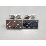 PAIR OF BURBERRY CUFFLINKS