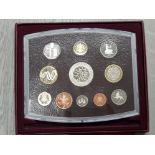 ROYAL MINT 2003 PROOF SET OF 11 COINS COMPLETE IN ORIGINAL CASE WITH CERTIFICATE