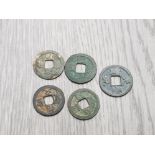 OLD CHINESE NORTHERN DYNASTY COINAGE INCLUDED HUANG SUNG 1038-1040AD YUAN YU 1086-1093AD YUAN FENG