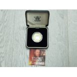 ROYAL MINT UK 2004 £2 LOCOMOTIVE SILVER PROOF PIEDFORT COIN IN ORIGINAL CASE WITH CERTIFICATE