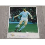 JACK CHARLTON SIGNED COLOUR PHOTOGRAPH