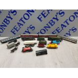 A BOX OF MISCELLANEOUS RAILWAY MODELS