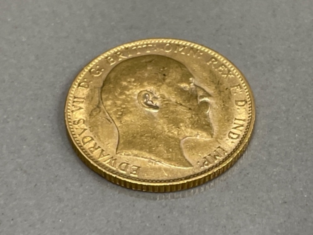 22CT GOLD 1905 FULL SOVEREIGN COIN - Image 2 of 2